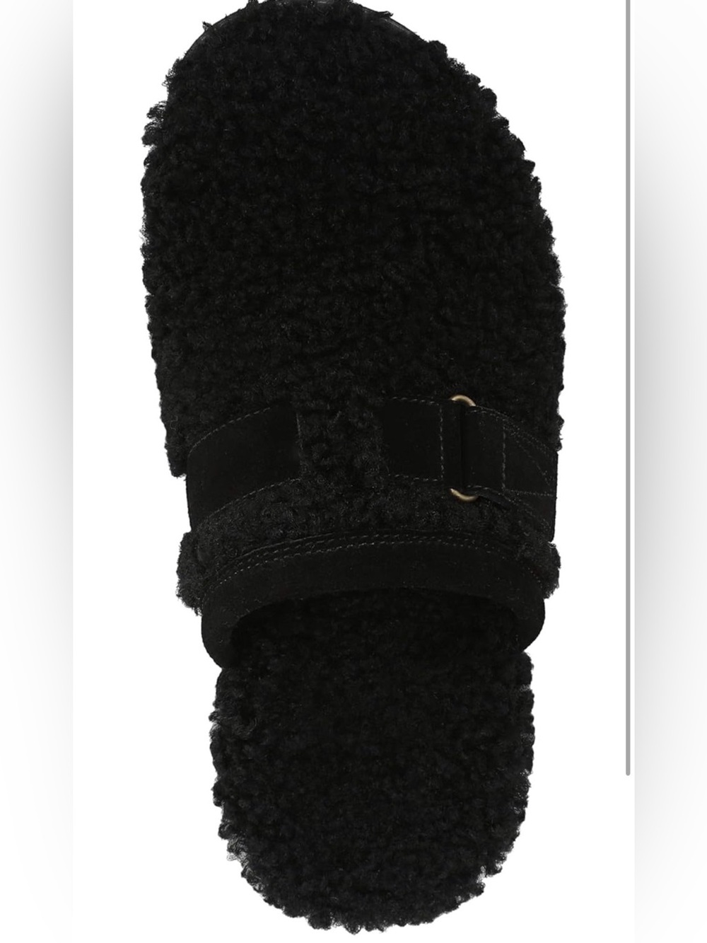 Vionic womens Izzy Mule Slippers Size 9 Cozy Black faux-shearling - Picture 6 of 15
